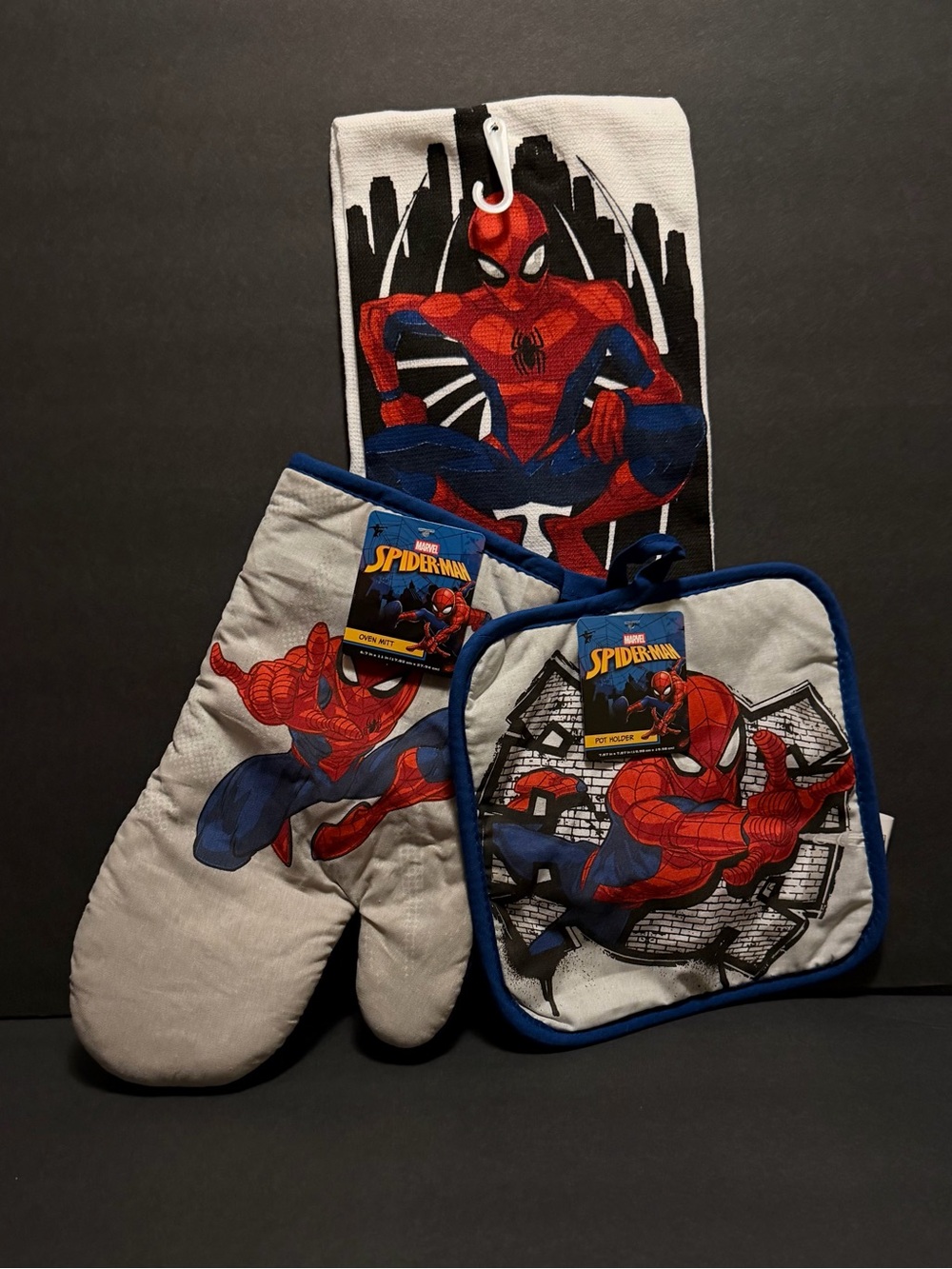 Marvel Spider-Man Pot Holder - Red, Blue & White